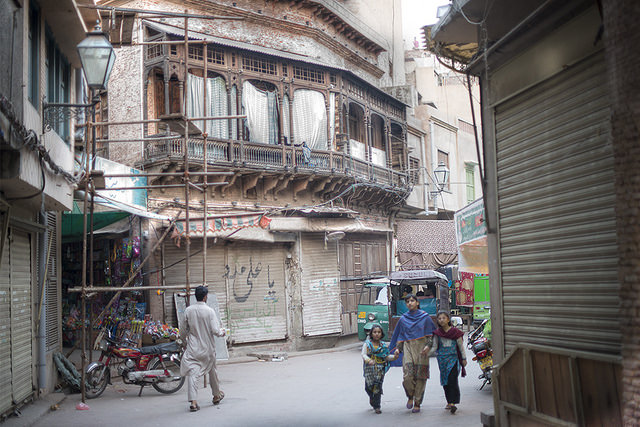 Narrow Alleys of Walled City Lahore