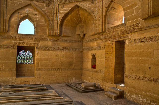 Makli graveyard in thatta sindh pakistan